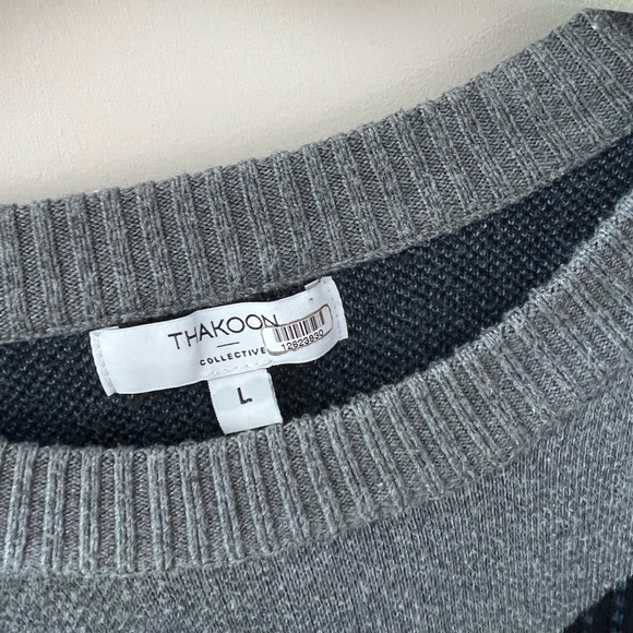 Thakoon Addition Plaid Combo Sweater Dress - Picture 11 of 16